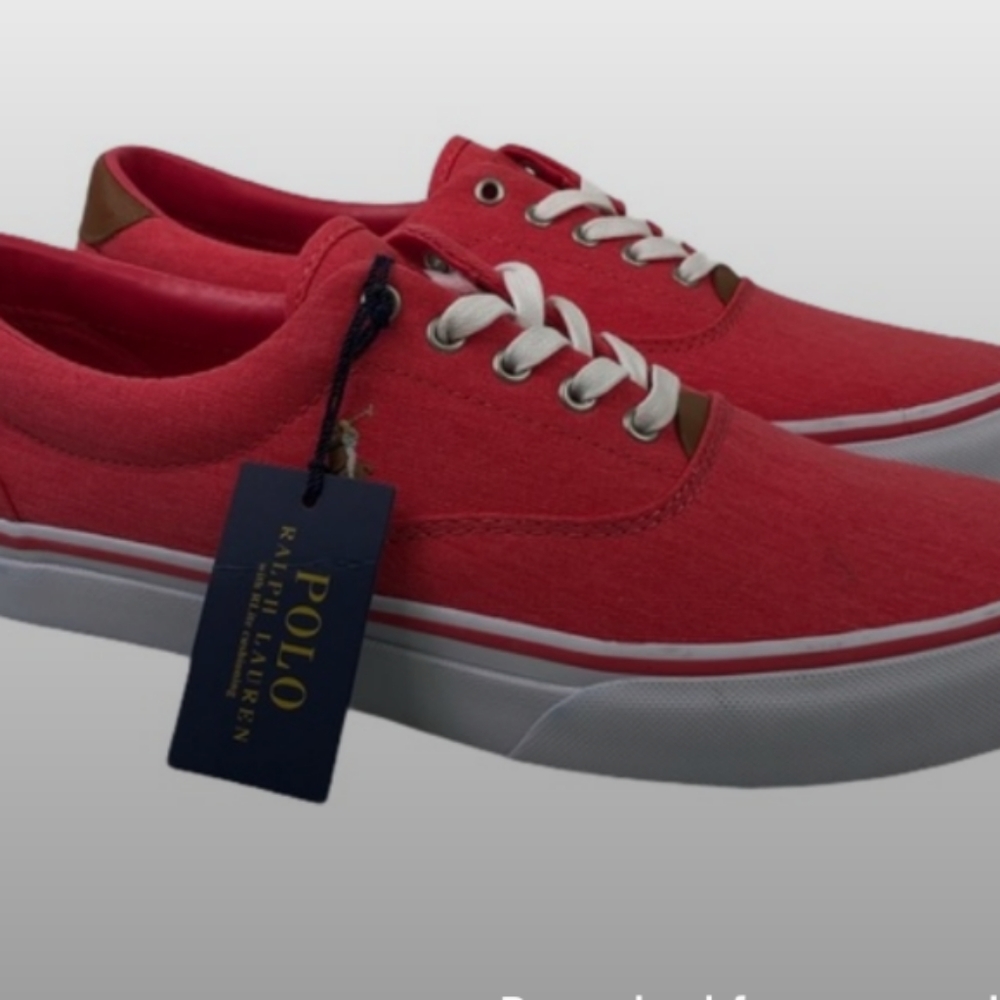 Polo Ralph Lauren Thorton Red Sneaker Shoes